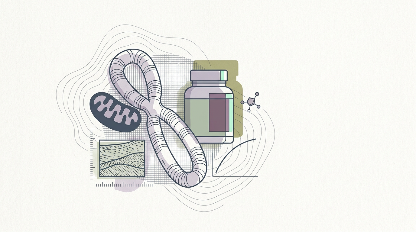 Abstract cream-and-slate line illustration on Kokorology paper, drawn for Wellness goes retail-adjacent, science pushes back on easy fixes