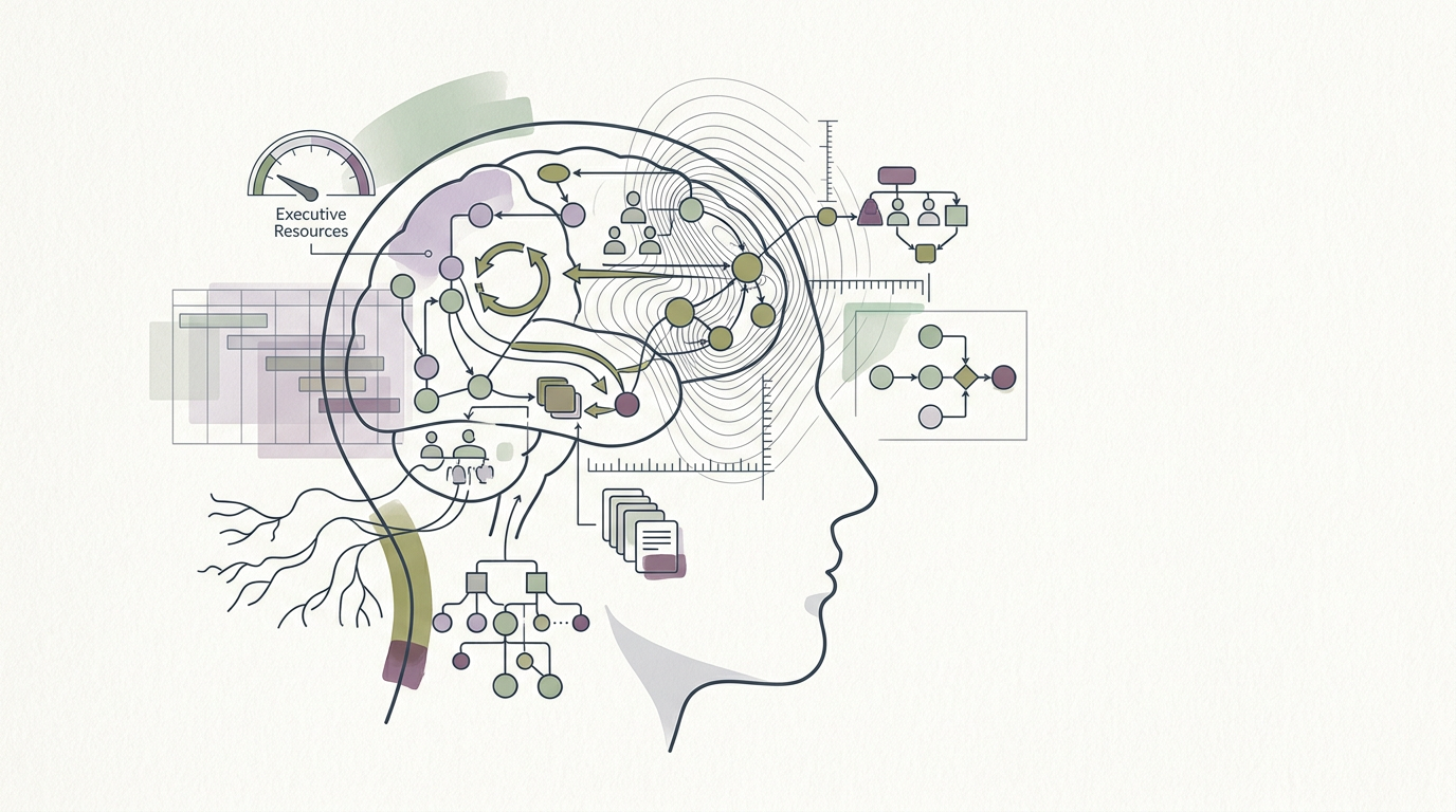 Executive function and the scaling firm's operational overhead