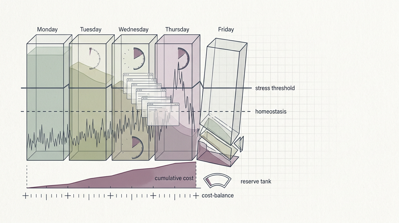 The cumulative physiological cost of high performance