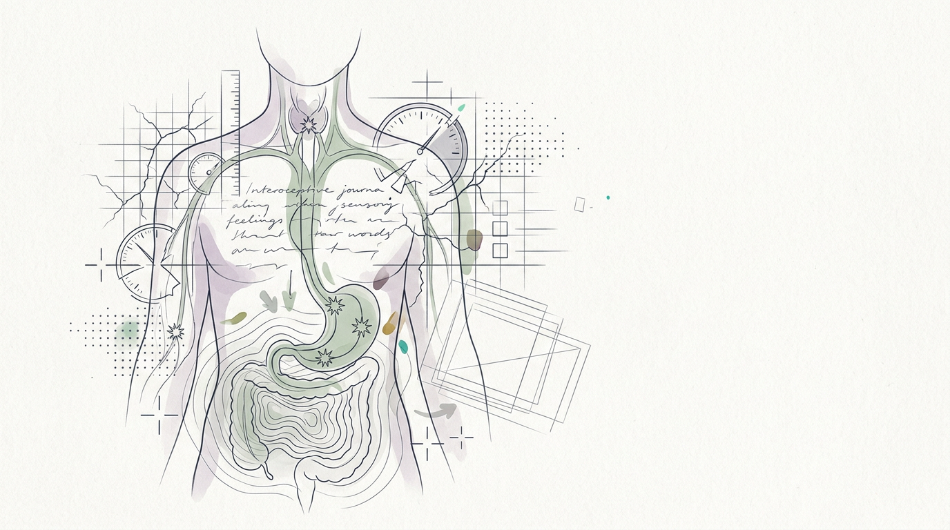 Interoceptive journaling without the performative burden