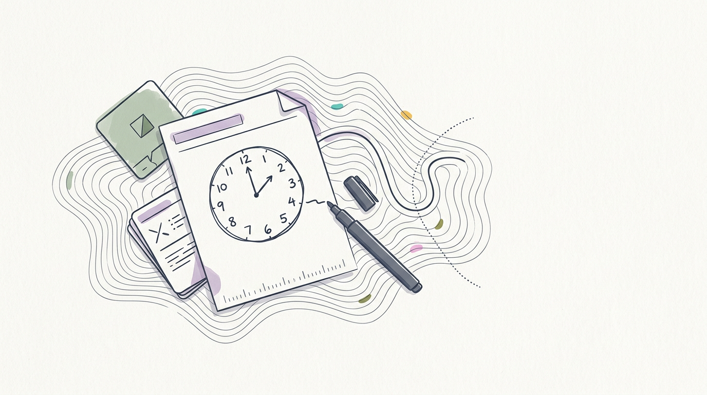 The pharmacist who asks you to draw a clock — Kokorology illustration