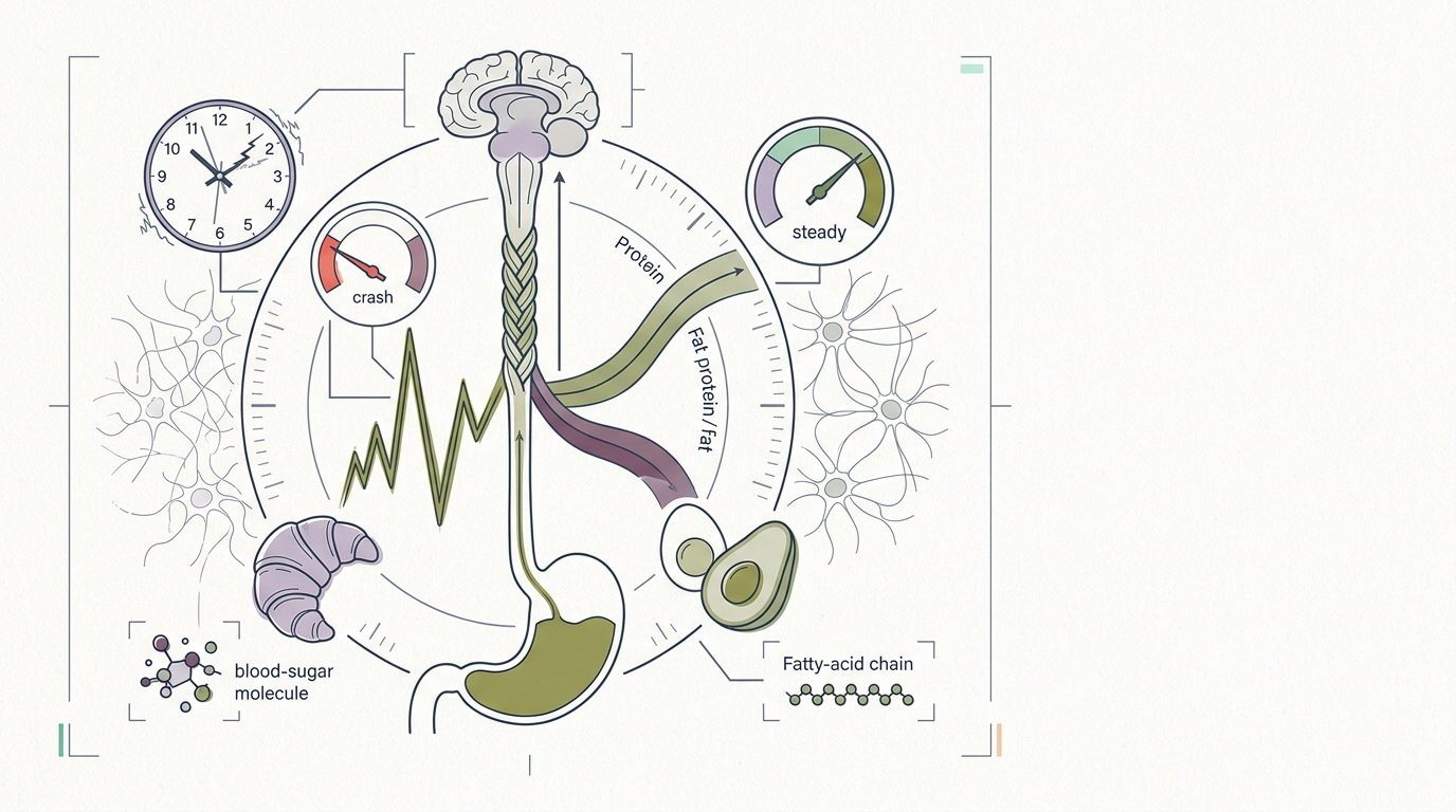 Why Protein and Fat at Wake-Up Steady the Nervous System Before a Hard Day