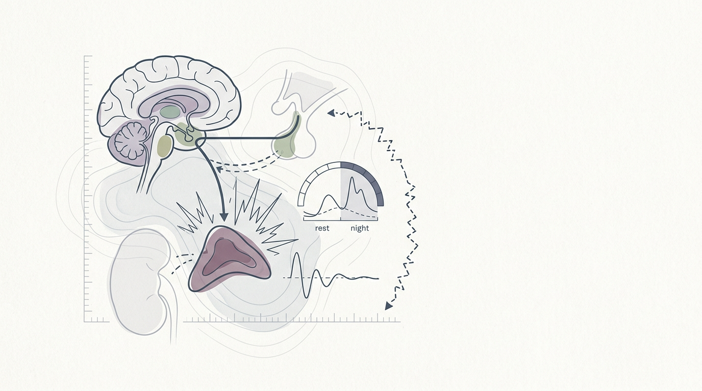 Cortisol dysregulation and the "wired and tired" paradox