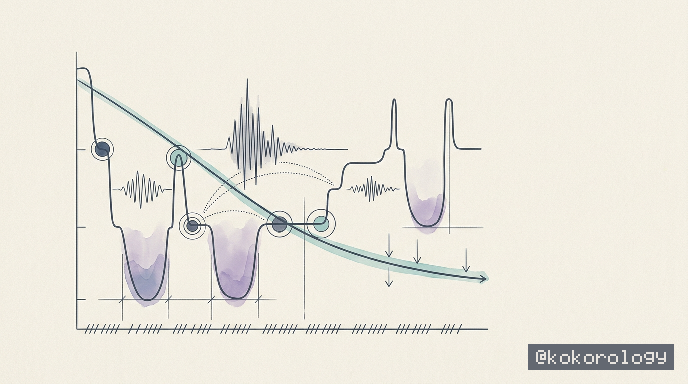 GLP-1 Sleep Repair: 3am Wakes Gone, Waking Cortisol Down 34% in 12 Weeks — Kokorology illustration