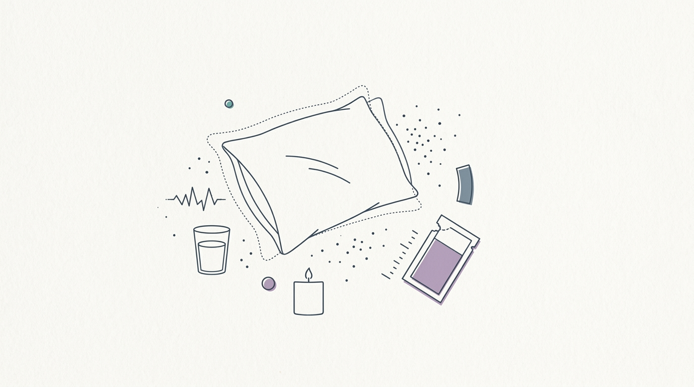 Abstract cream-and-slate line illustration on Kokorology paper, drawn for Caregiver mental health impacts child malnutrition recovery