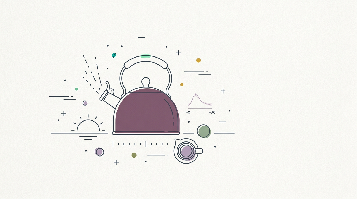 Abstract cream-and-slate line illustration on Kokorology paper, drawn for FDA supplement listing boosts consumer trust, says CRN survey
