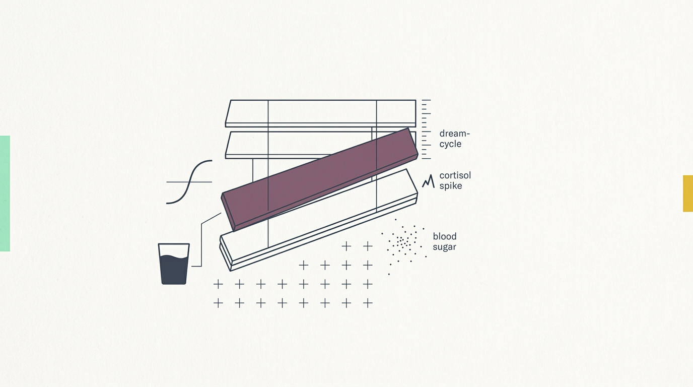 Abstract cream-and-slate line illustration on Kokorology paper, drawn for Lancet calls out single-issue health activism