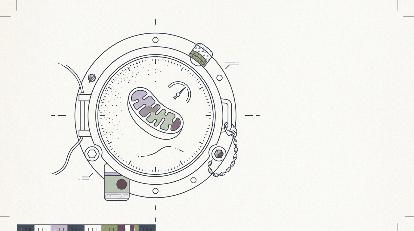 Abstract cream-and-slate line illustration on Kokorology paper, drawn for Longevity Suite brings biohacking to luxury cruise lines