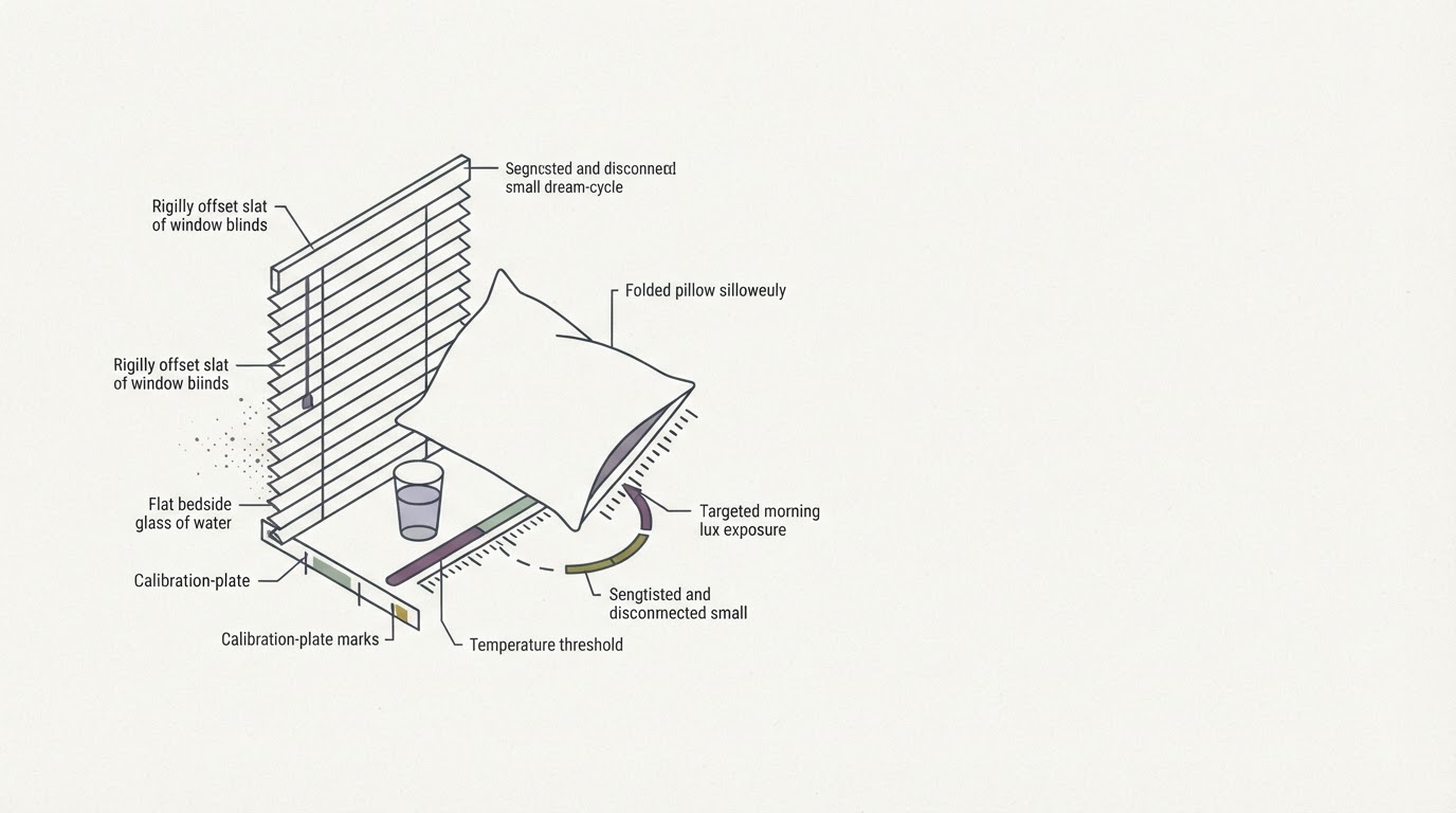 Abstract cream-and-slate line illustration on Kokorology paper, drawn for One in Four Depression Cases Linked to Broken Body Clocks