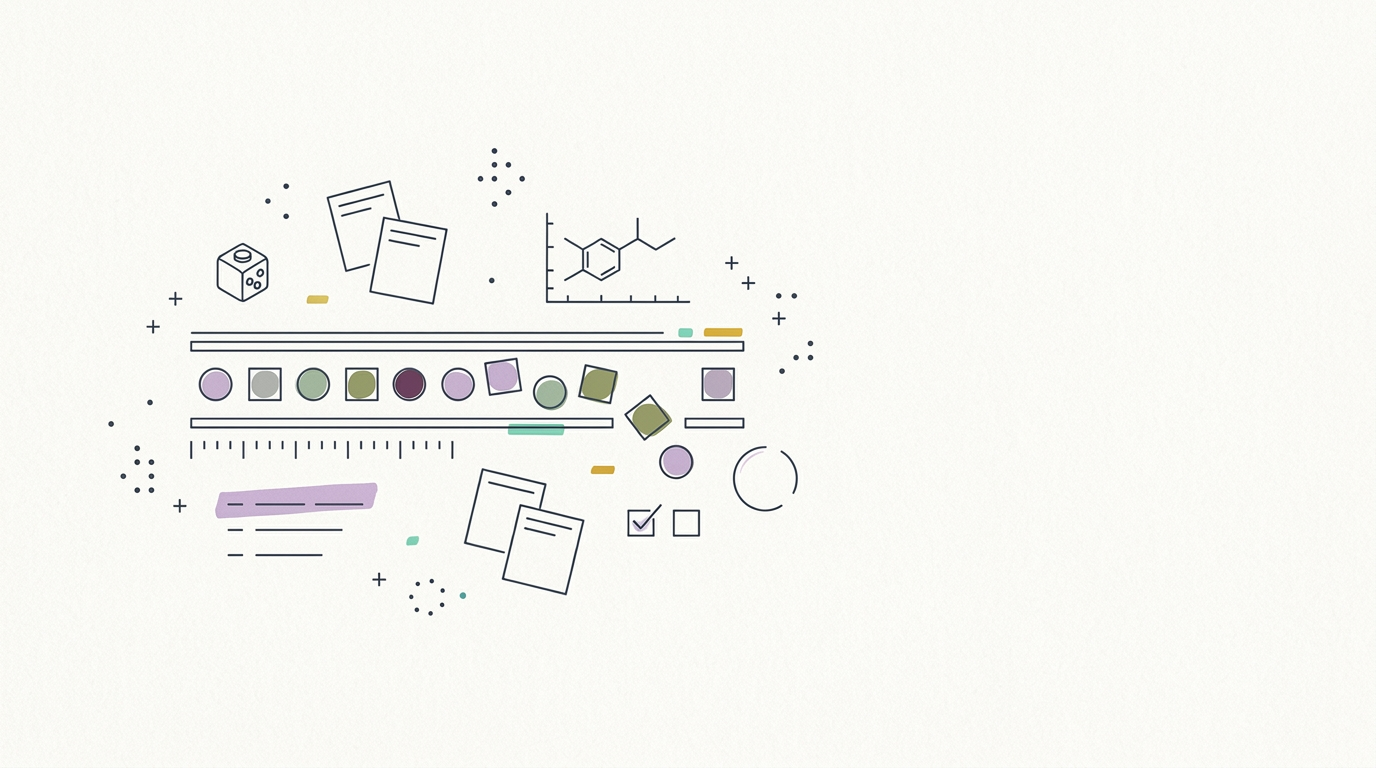 Abstract cream-and-slate line illustration on Kokorology paper, drawn for Rhode Island, Cognito open brain health center