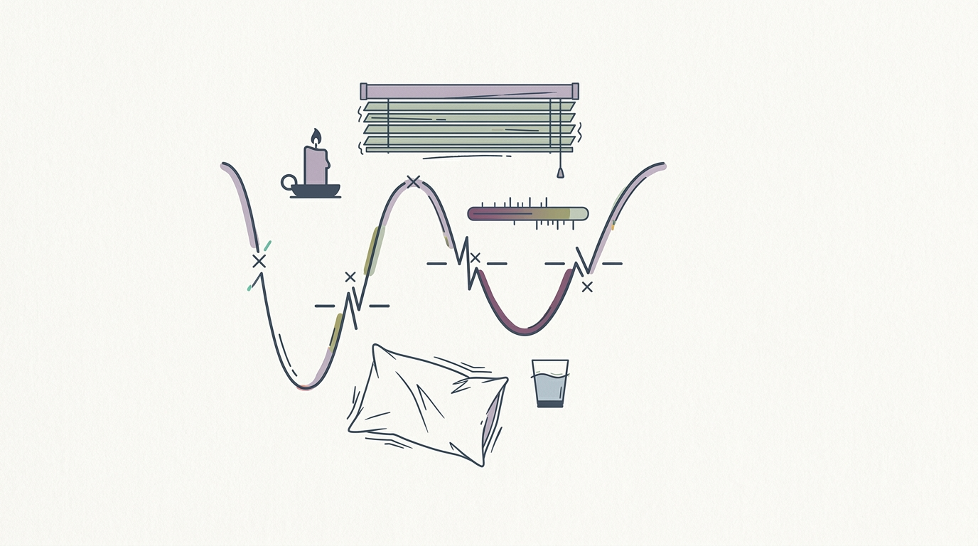 Abstract cream-and-slate line illustration on Kokorology paper, drawn for Sanctions cut life expectancy, raising stress load on whole populations