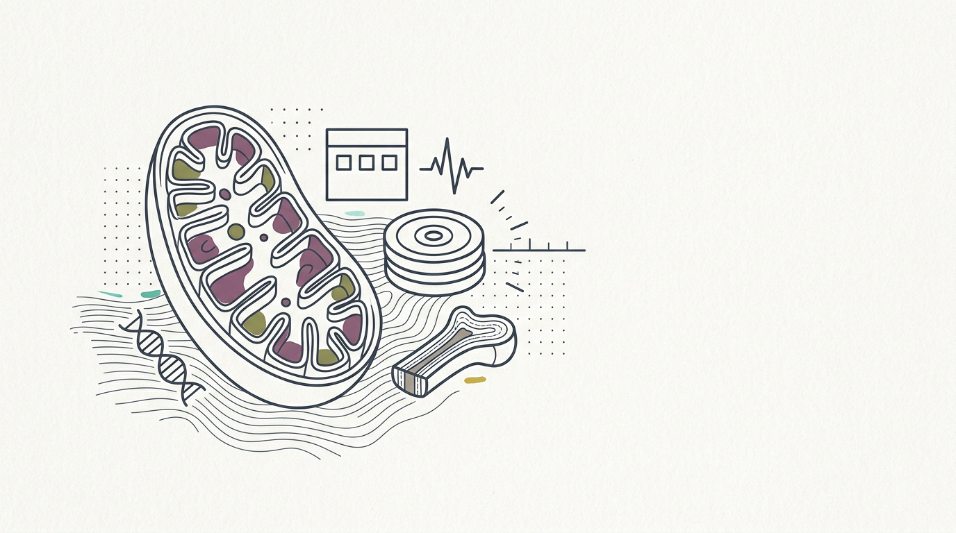 Abstract cream-and-slate line illustration on Kokorology paper, drawn for Simple Workout Log launches minimalist workout tracking app