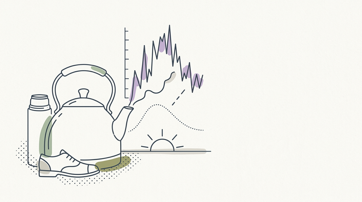 Abstract cream-and-slate line illustration on Kokorology paper, drawn for Spanish Doctors' Emotional Burnout Study Announced by SEMERGEN