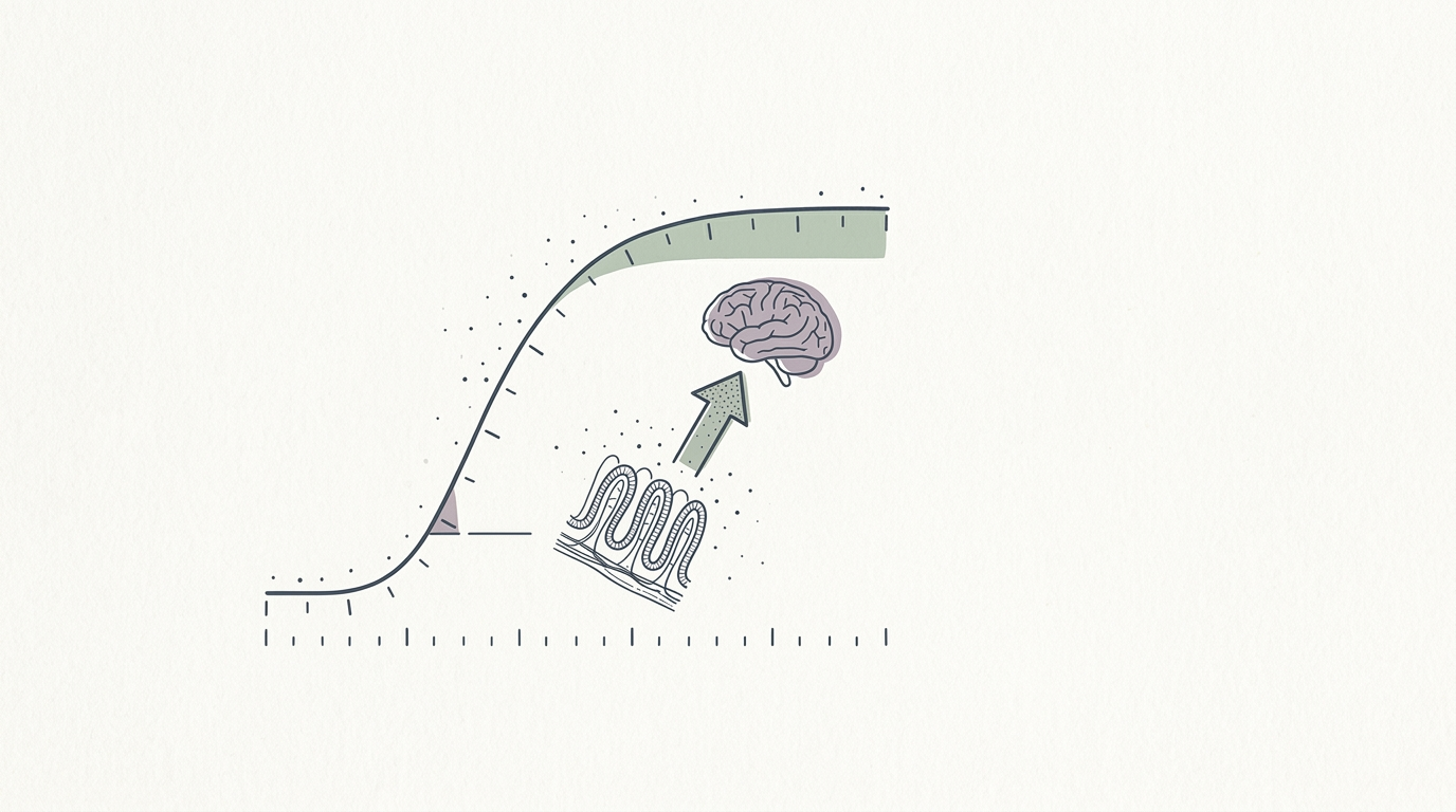 Abstract cream-and-slate line illustration on Kokorology paper, drawn for AI tools can flag drug safety risks sooner for patients