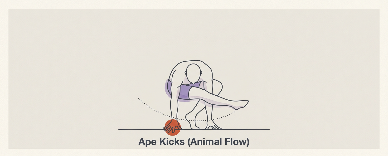 Ape Kicks (Animal Flow)
