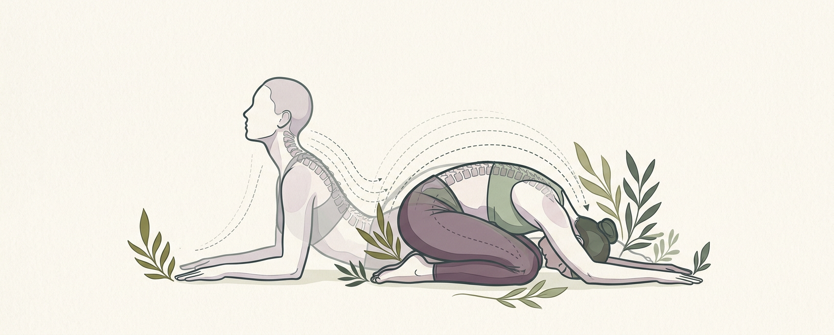 Dynamic Sphynx Pose to Child’s Pose Flow