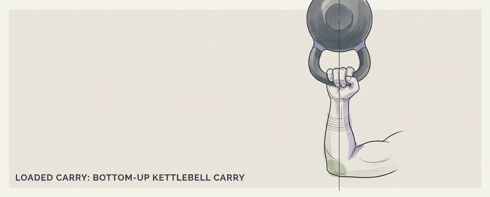 Loaded Carry: Bottom-Up Kettlebell Carry