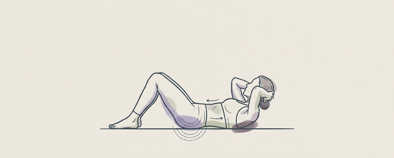 Pilates Chest Lift with Pelvic Floor Engagement