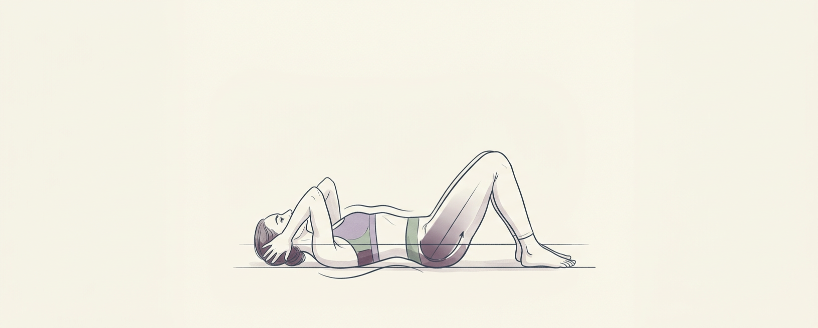 Pilates Chest Lift with Pelvic Floor Engagement
