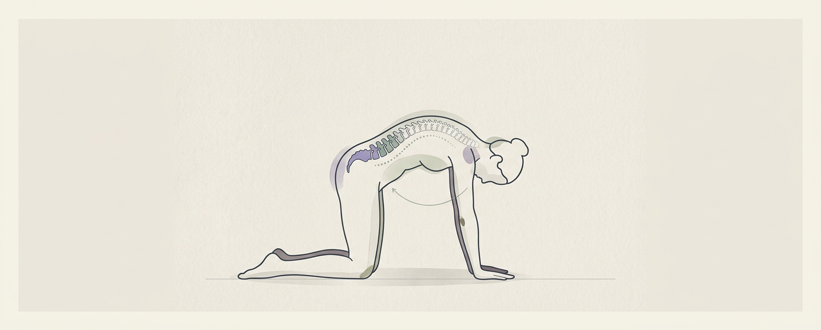 Pilates Spinal Articulation in Quadruped