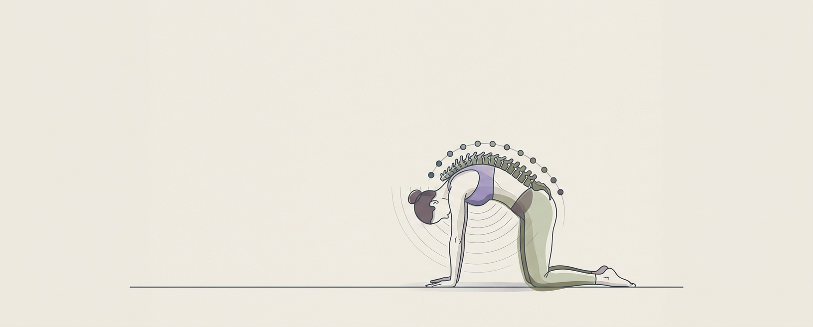 Pilates Spinal Articulation in Quadruped