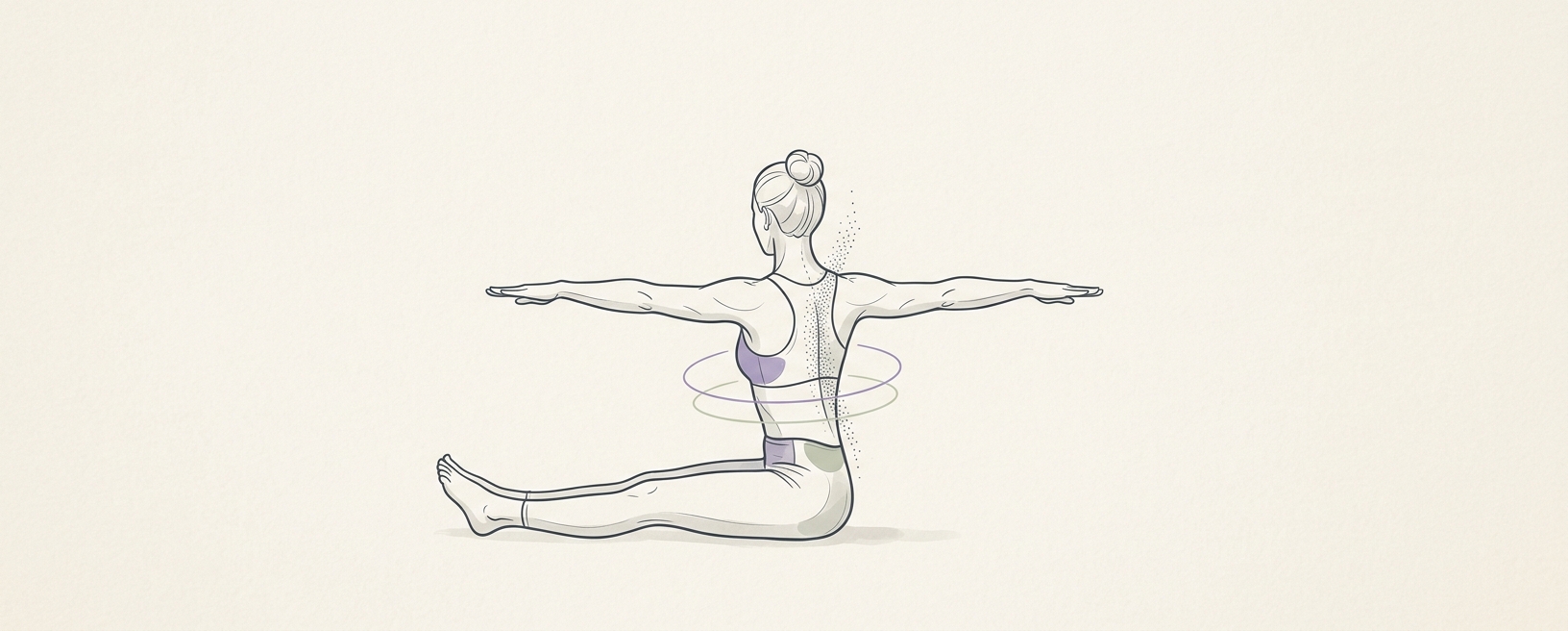 Pilates Spinal Twist (Seated)