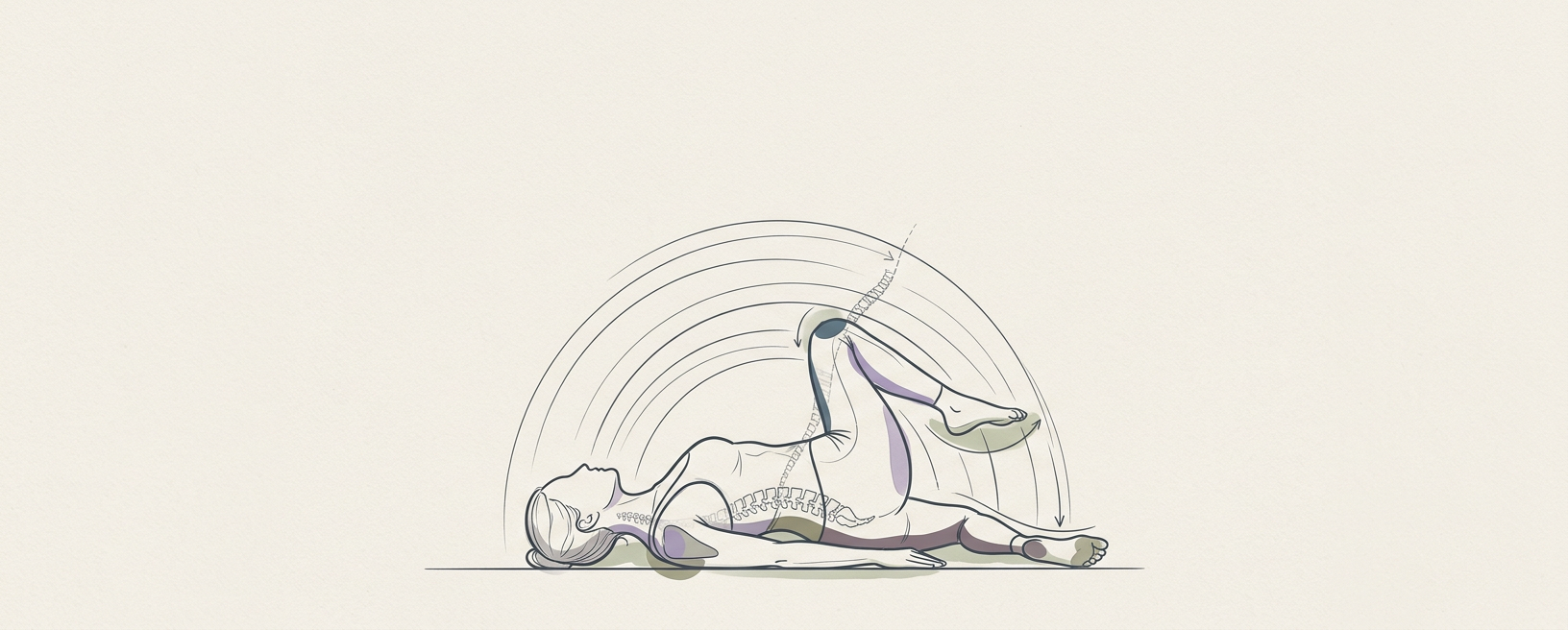 Pilates Spinal Twist Supine