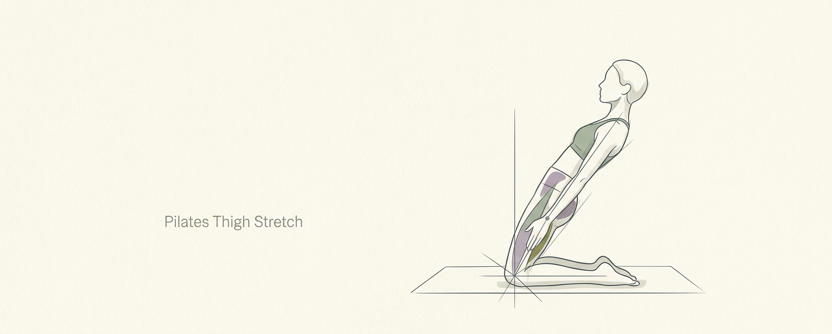Pilates Thigh Stretch