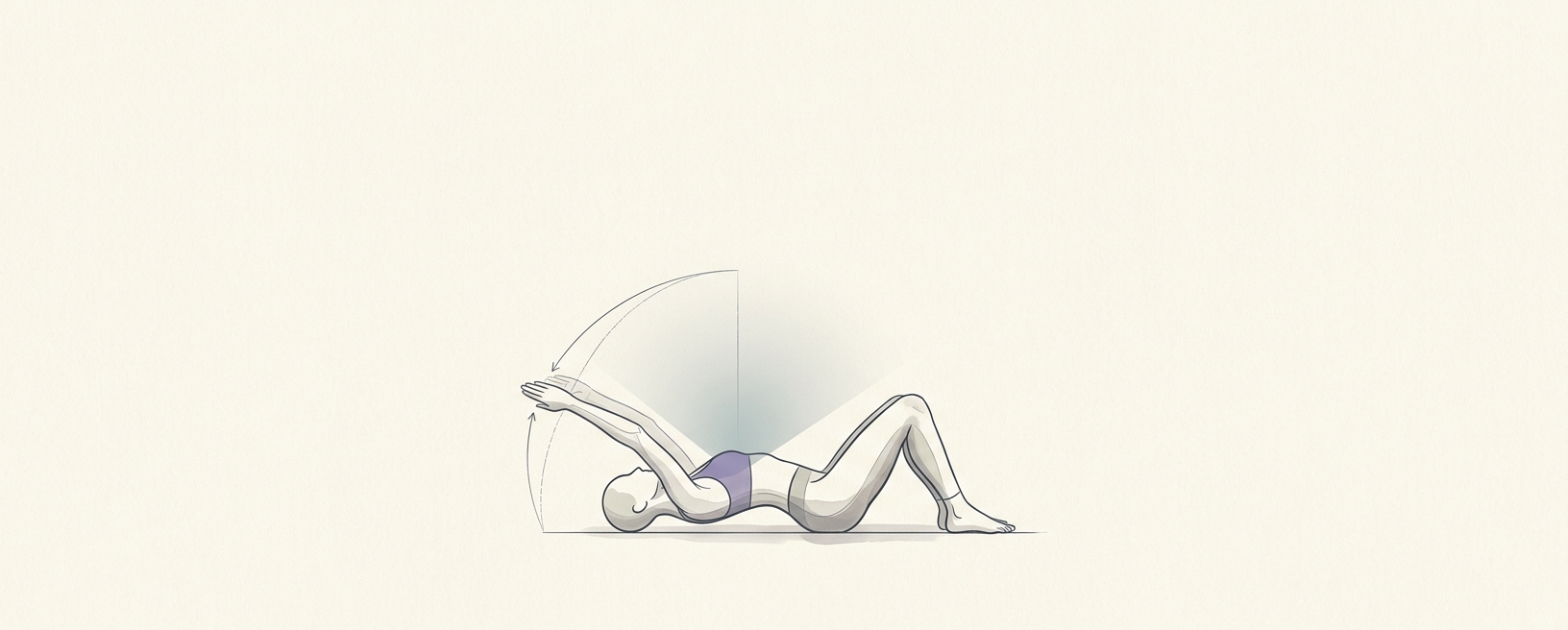 Pilates Thoracic Extension with Arm Arcs
