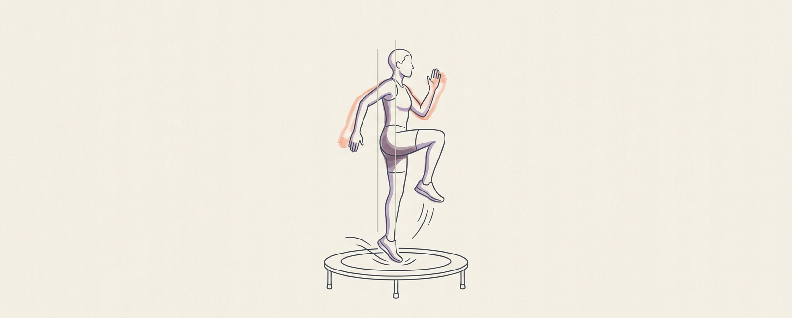 Rebounding: High Knee Jog