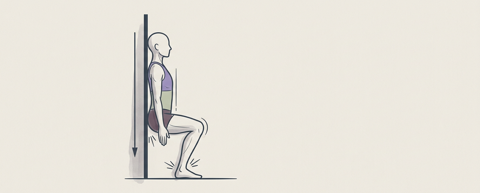 The Wall-Facing Squat
