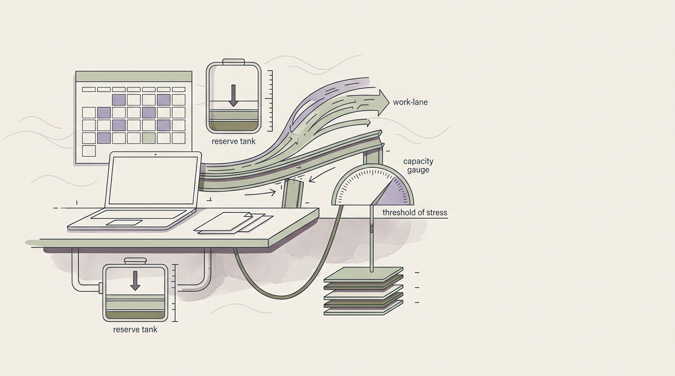 Burnout is not a productivity problem. It is a capacity problem.