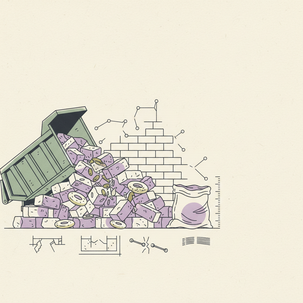 The 85-gram lie — why total protein is a construction truck full of bricks and no cement