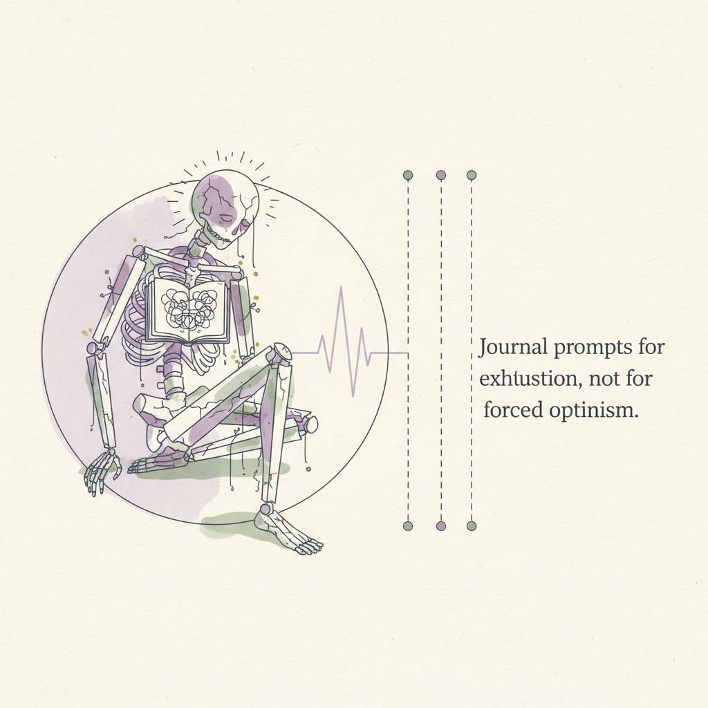 Journal prompts for exhaustion, not for forced optimism