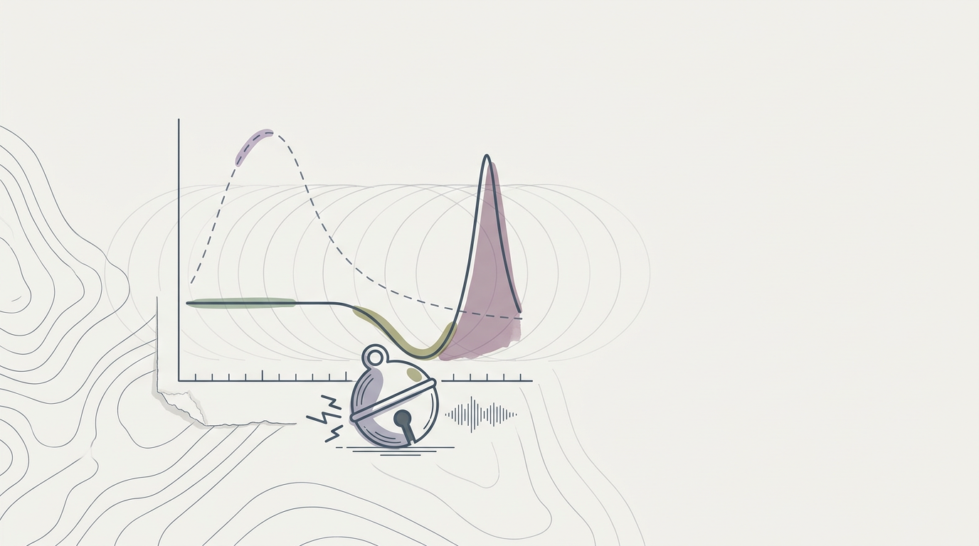 Abstract cream-and-slate line illustration on Kokorology paper, drawn for The hormonal math of nine nights of dancing