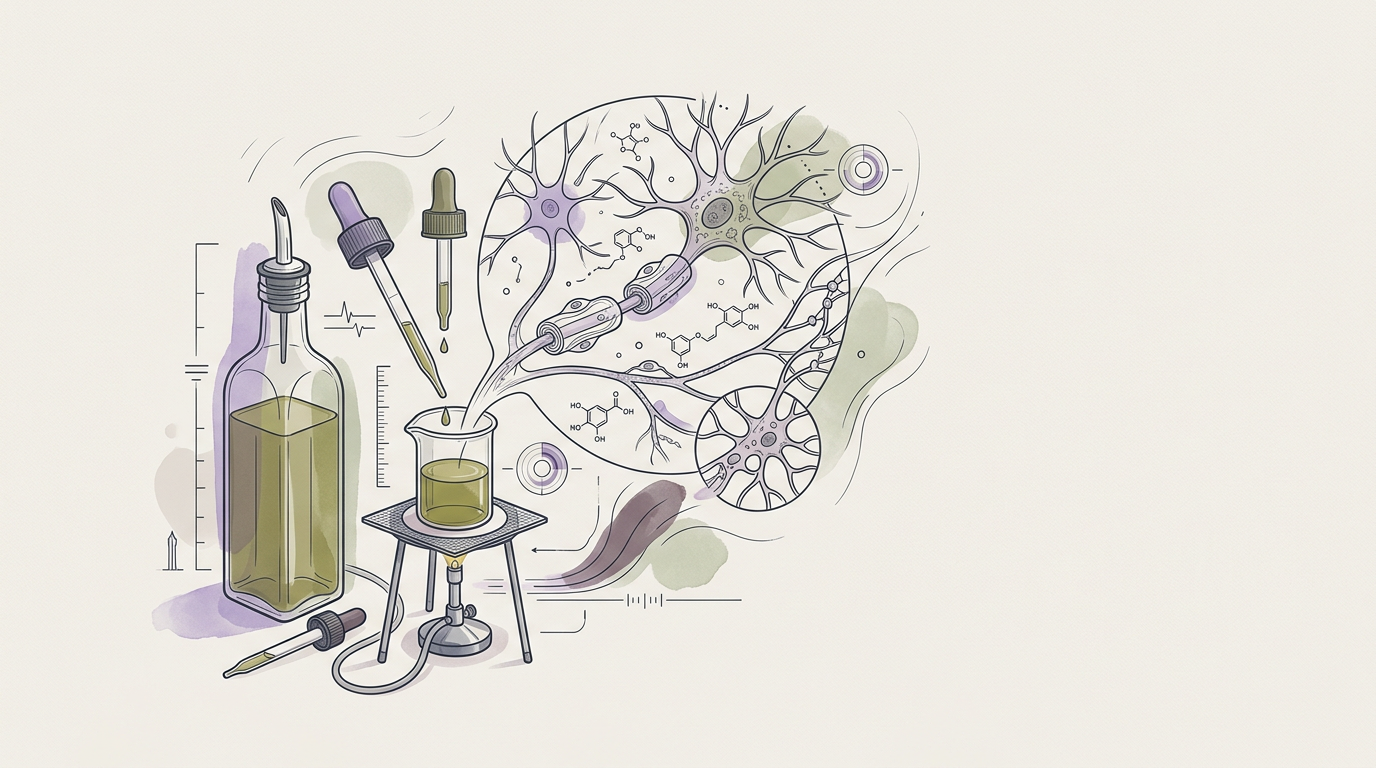 High-Polyphenol Olive Oils: A Nervous-System Read