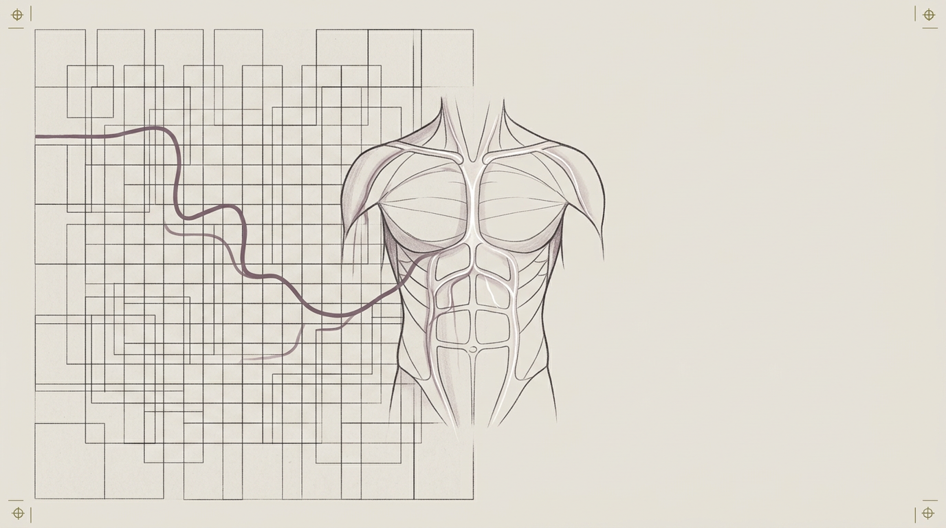 men Stress Sinks Into the Body