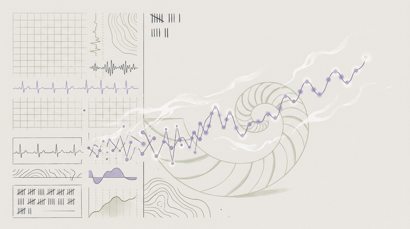 Abstract cream-and-slate line illustration on Kokorology paper, drawn for Boosting Founder Well-being in Berlin
